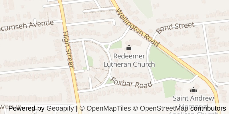 Map of 122 WINDSOR CRESCENT, London South (South F)