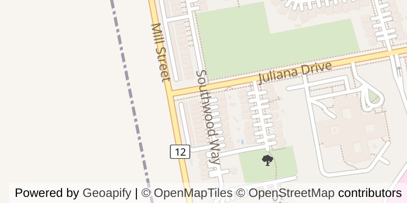 Map of 693 SOUTHWOOD WAY, Woodstock (Woodstock - South)