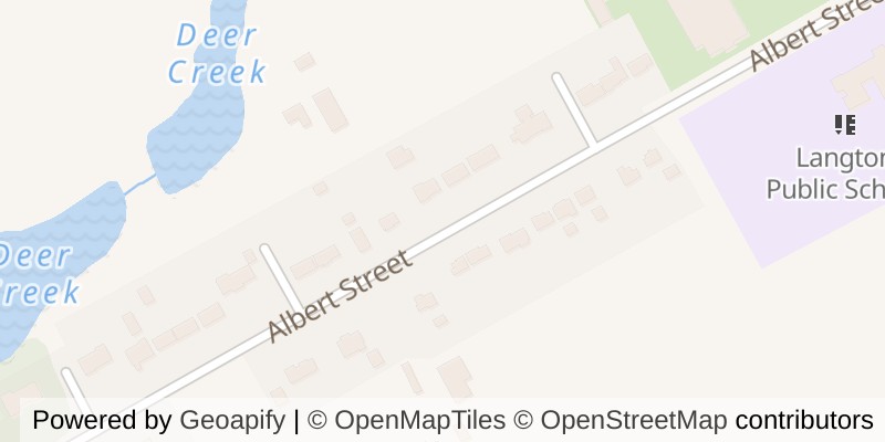 Map of 34 ALBERT STREET, Norfolk (Langton)