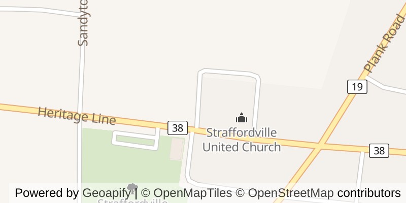 Map of 9294 OLD CHAPEL STREET, Bayham (Straffordville)