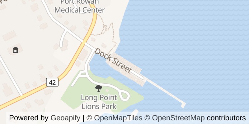 Map of 24 DOCK ROAD, Norfolk (Port Rowan)