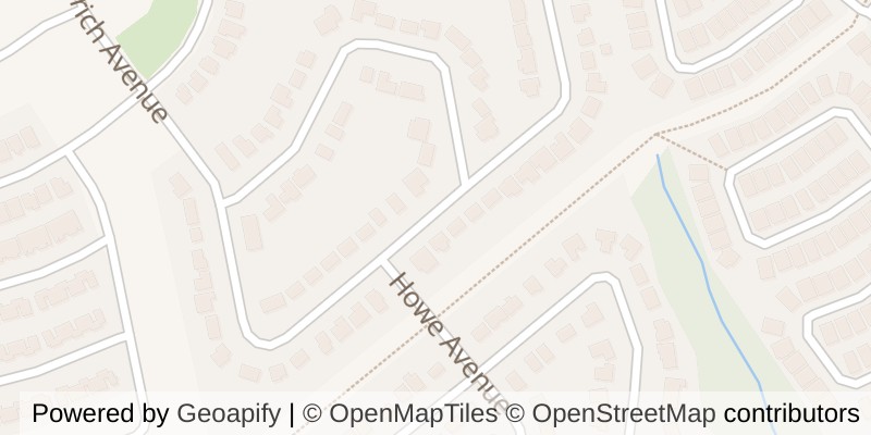 Map of 55 DENRICH AVENUE, Tillsonburg