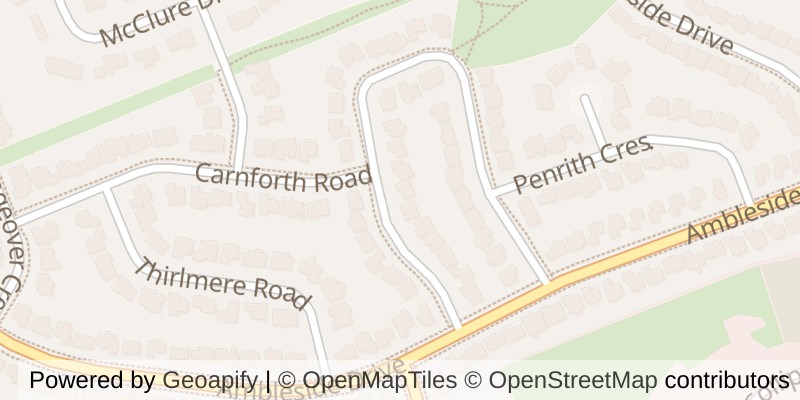 Map of 26 GRASMERE CRESCENT, London North (North A)