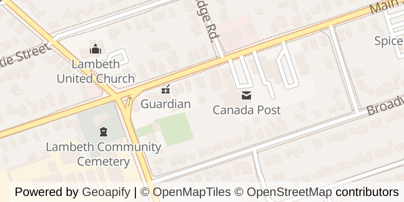 Map of 5 - 2500 MAIN STREET, London South (South V)