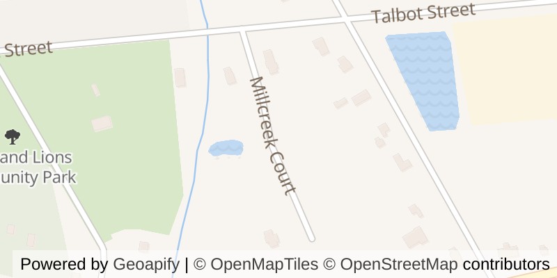 Map of 26 MILLCREEK COURT, Norfolk (Courtland)