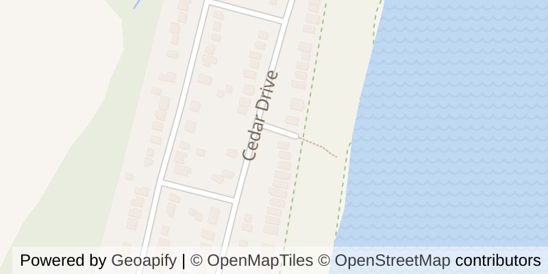 Map of 4 JENNY WREN LANE, Norfolk (Turkey Point)