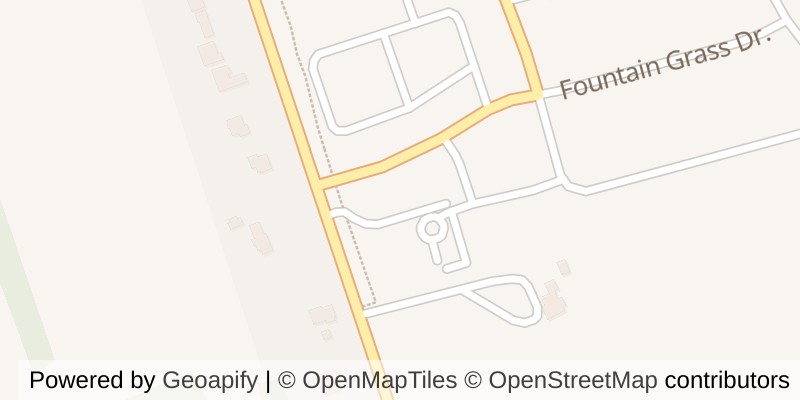 Map of 211 - 1975 FOUNTAIN GRASS DRIVE, London South (South B)