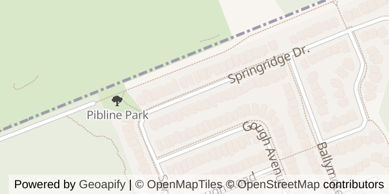 Map of 2206 SPRINGRIDGE DRIVE, London North (North C)