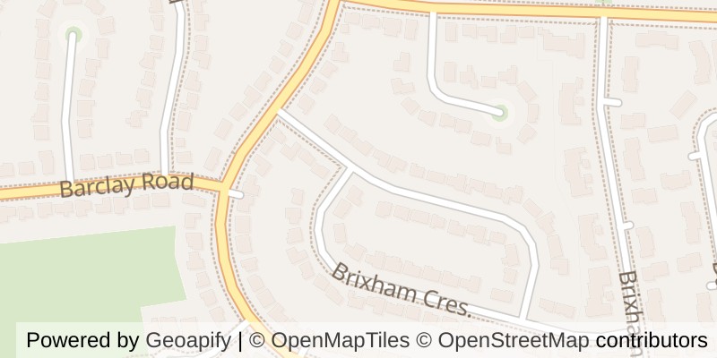 Map of 151 BRIXHAM CRESCENT, London South (South M)