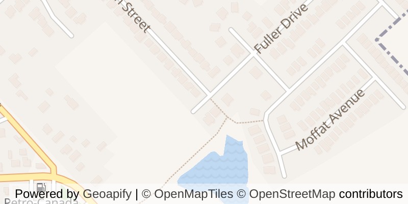 Map of 57 FULLER DRIVE, Ingersoll (Ingersoll - South)