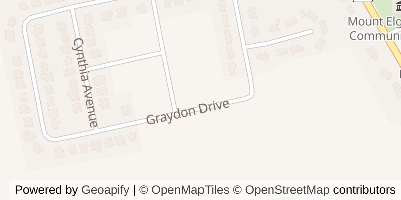 Map of 81 GRAYDON DRIVE, South-West Oxford (Mount Elgin)