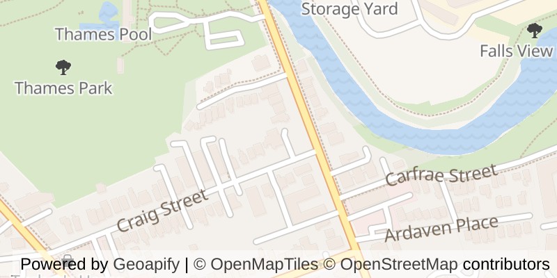 Map of 3 - 49 RIDOUT STREET S, London South (South F)