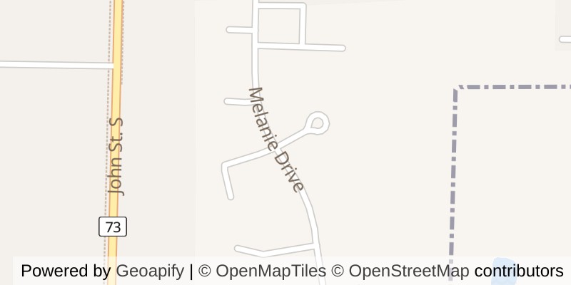 Map of 21 ERIN COURT, Aylmer