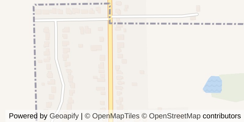 Map of 218 WOODSTOCK STREET N, East Zorra-Tavistock (Tavistock)