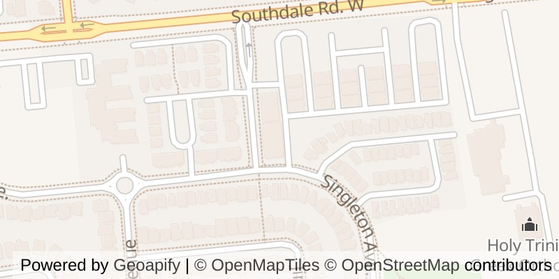 Map of 22 - 3260 SINGLETON AVENUE, London South (South W)