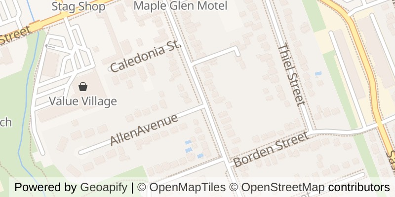 Map of 361 SPRUCE STREET, London East (East H)