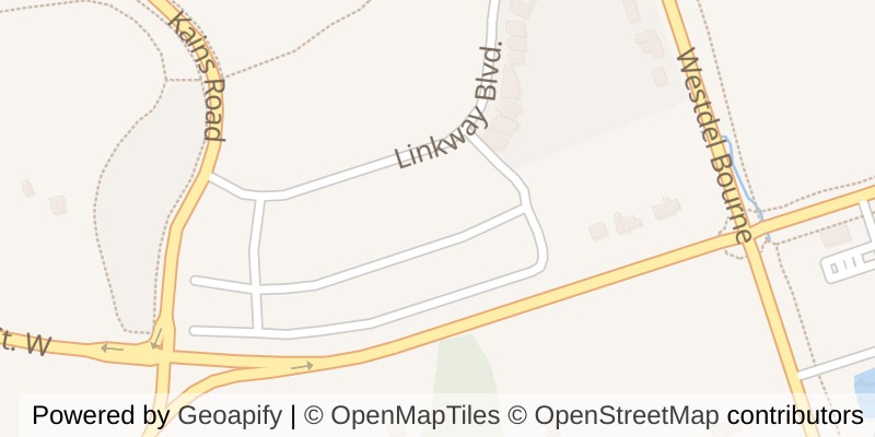 Map of 40 - 2261 LINKWAY BOULEVARD, London South (South A)