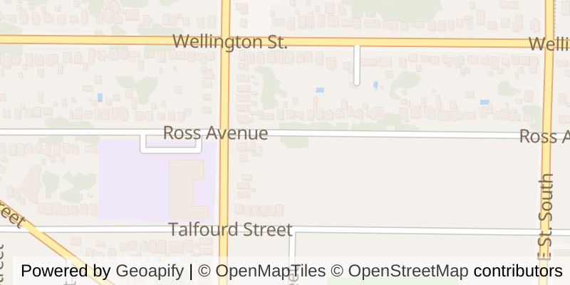 Map of 269 ROSS AVENUE, Sarnia