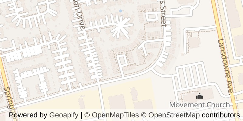 Map of 20 - 1093 NELLIS STREET, Woodstock (Woodstock - North)