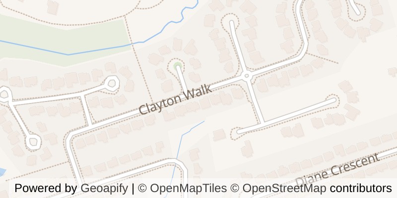 Map of 7119 CLAYTON WALK, London South (South V)