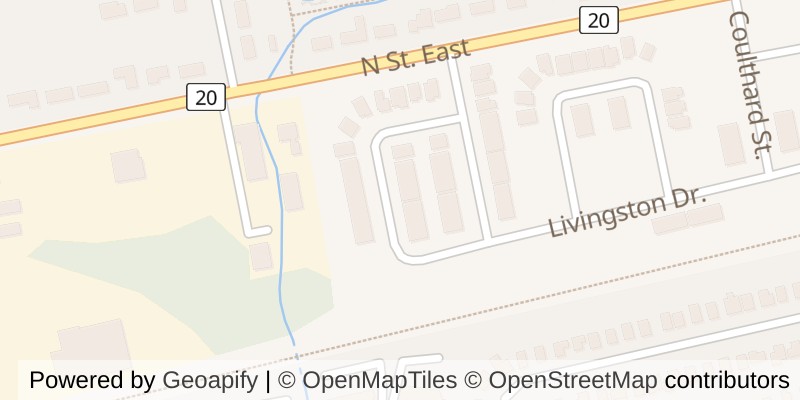 Map of 19 LIVINGSTON DRIVE, Tillsonburg
