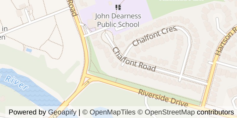 Map of 71 CHALFONT ROAD, London North (North O)