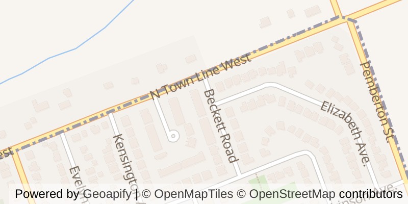 Map of 295 BECKETT ROAD, Ingersoll (Ingersoll - North)