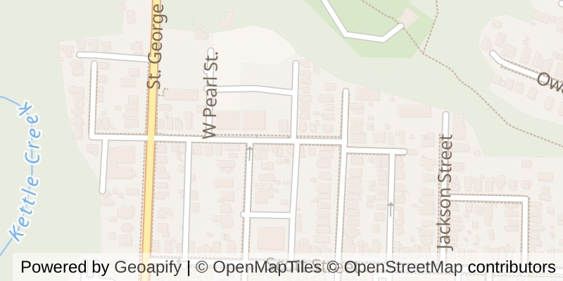 Map of 54 ELYSIAN STREET, St. Thomas