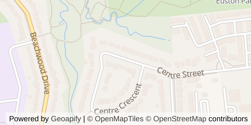 Map of 163 CENTRE STREET, London South (South D)