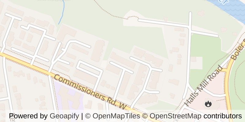 Map of 17 - 1337 COMMISSIONERS ROAD W, London South (South B)