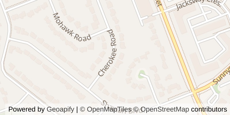 Map of 20 CHEROKEE ROAD, London North (North A)