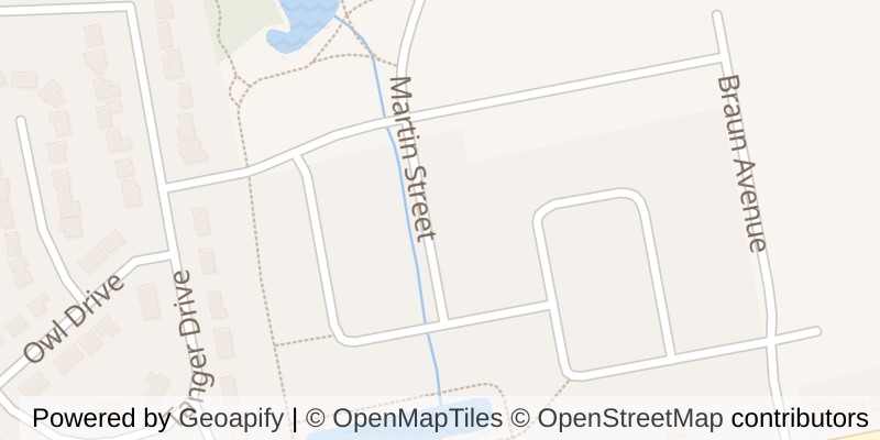 Map of 33 MARTIN STREET, Tillsonburg