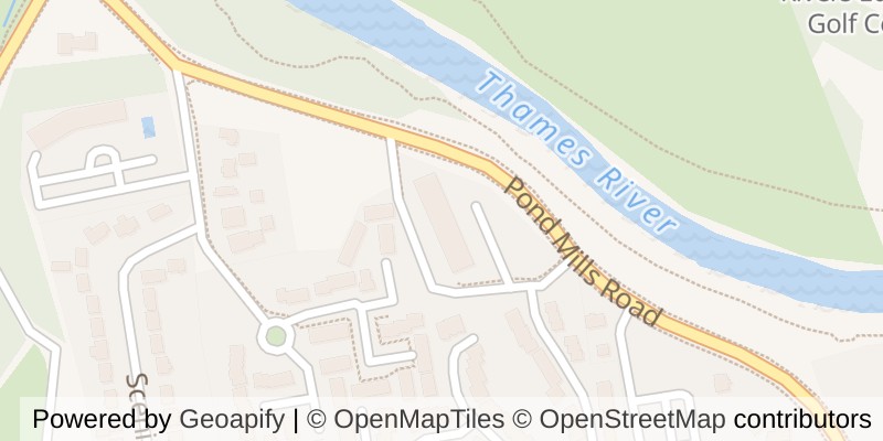 Map of 205 - 45 POND MILLS ROAD, London South (South J)