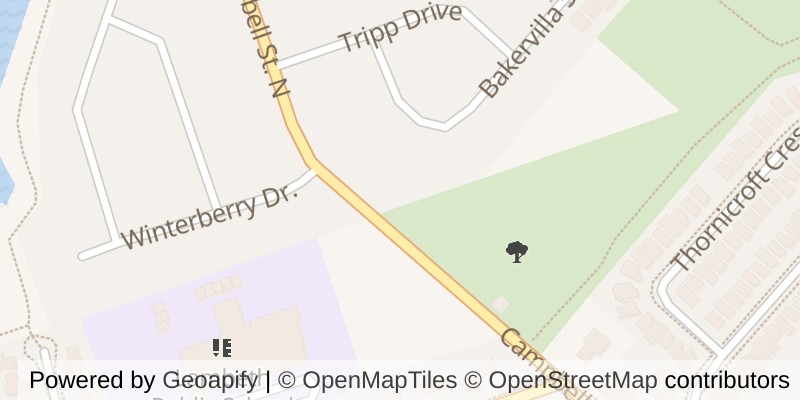 Map of 4142 CAMPBELL STREET N, London South (South V)