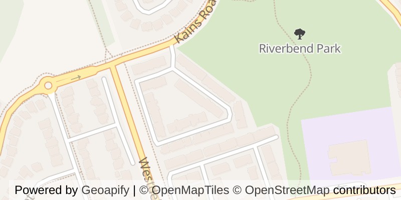 Map of 5 - 2295 KAINS ROAD, London South (South A)