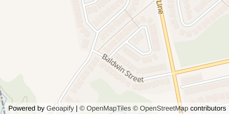 Map of 224 BALDWIN STREET, Tillsonburg