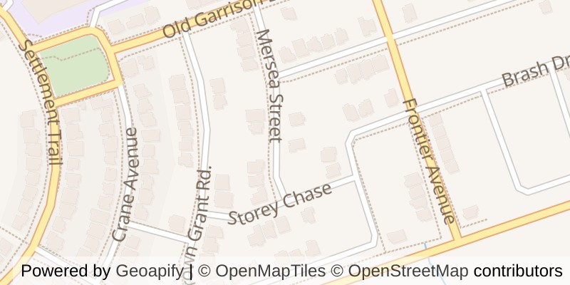 Map of 3354 MERSEA STREET, London South (South V)