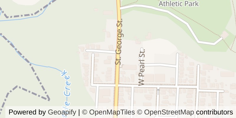 Map of 40 ST GEORGE STREET, St. Thomas