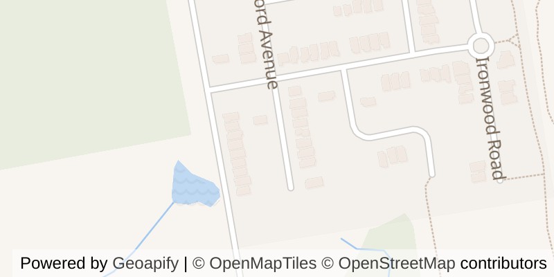Map of 1795 BRAYFORD AVENUE, London South (South K)