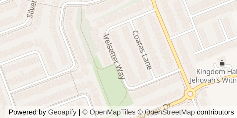 Map of 1062 MELSETTER WAY, London North (North S)