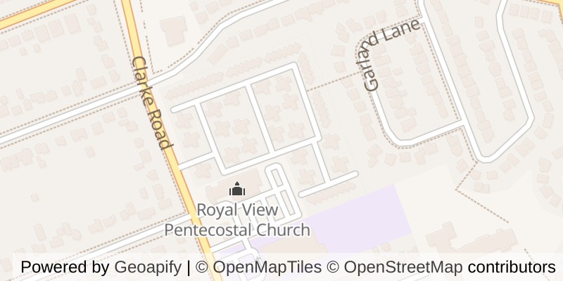 Map of 186 - 230 CLARKE ROAD, London East (East I)