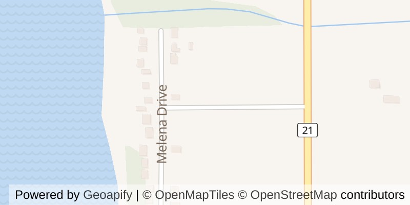 Map of 34180 MELENA BEACH SIDE ROAD, Bluewater (Bayfield)