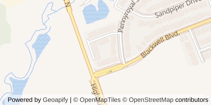 Map of 6 - 1434 BLACKWELL BOULEVARD, London North (North D)