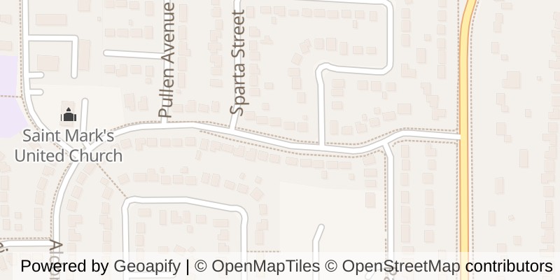 Map of 66 ALDBOROUGH AVENUE, St. Thomas