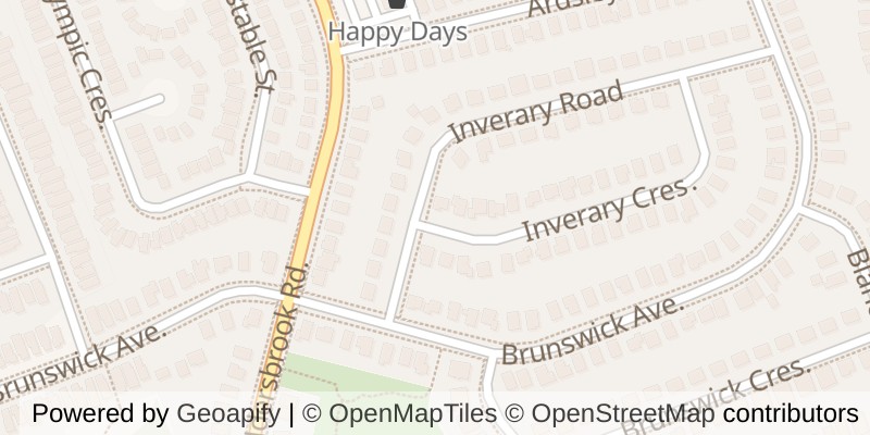 Map of 99 INVERARY CRESCENT, London North (North I)