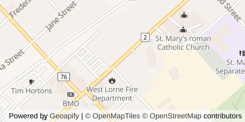 Map of 148 MAIN STREET, West Elgin (West Lorne)