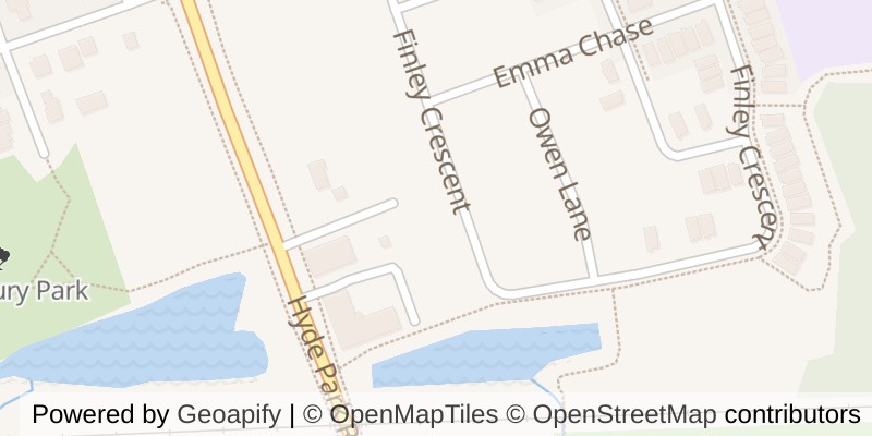 Map of 1768 FINLEY CRESCENT, London North (North I)