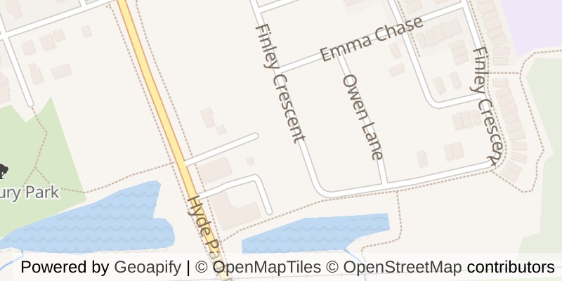 Map of 1770 FINLEY CRESCENT, London North (North I)