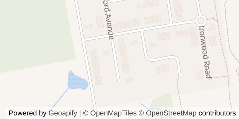 Map of 1796 BRAYFORD AVENUE, London South (South K)