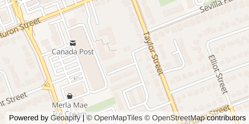 Map of 20 - 253 TAYLOR STREET, London East (East C)